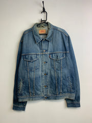 Blue Levi's 70550 Denim Truck Jacket Men's XXL