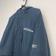 Navy Reebok NFL Seattle Seahawks Jacket Women's Large