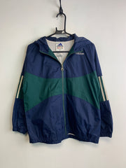 90s Blue-Green Adidas Windbreaker Men's Medium