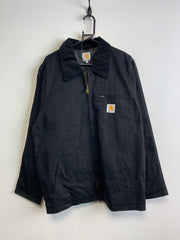 Reworked Black Carhartt Workwear Jacket Men's XL