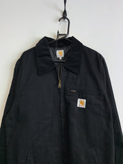 Reworked Black Carhartt Workwear Jacket Men's XL