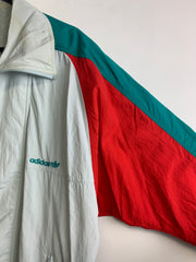 90s Light Blue Adidas Windbreaker Men's Large