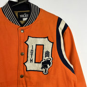 Vintage Orange Black 10 Deep Varsity Jacket Mens Medium