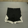 00s Black and White Nike Sport Shorts Men's Medium