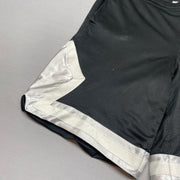 00s Black and White Nike Sport Shorts Men's Medium