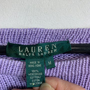 Purple Ralph Lauren Knitwear Sweater Women's Medium