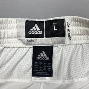 Black and White Adidas Sport Shorts Women's Large