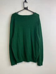 Green Nautica V-neck Jumper Men's Large