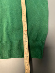 Green Nautica V-neck Jumper Men's Large