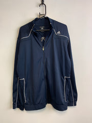 Navy Adidas Track Jacket Men's Large