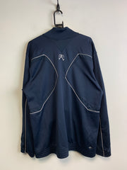 Navy Adidas Track Jacket Men's Large