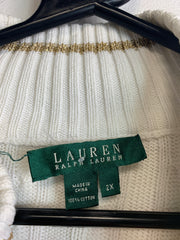 White Ralph Lauren Cardigan Women's XXL