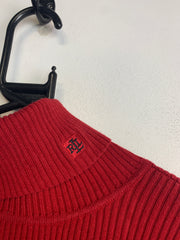 Red Ralph Lauren Turtleneck Jumper Women's XS