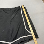 00s Black and White Nike Sport Shorts Men's XXL