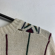 Cream Knitwear Sweater Men's XL