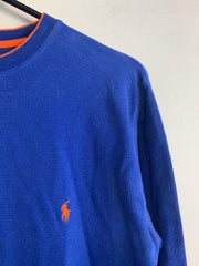 Blue Ralph Lauren Chest Embroidery Jumper Men's Large