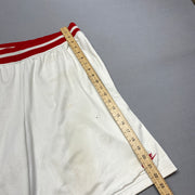 00s White and Red Nike Sport Shorts Men's XL