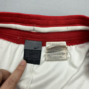 00s White and Red Nike Sport Shorts Men's XL