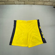 Vintage 90s Yellow and Navy Nike Sport Shorts Men's Large