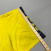 Vintage 90s Yellow and Navy Nike Sport Shorts Men's Large