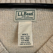 Beige L.L.Bean Knitwear Vest Men's XXL