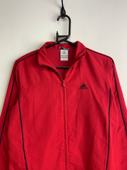 00s Red Adidas Windbreaker Men's Small