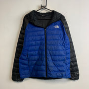 Black and Blue North Face Puffer Jacket Men's Medium