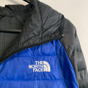 Black and Blue North Face Puffer Jacket Men's Medium