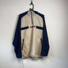 Vintage 90s Navy and White Adidas Windbreaker Men's Medium