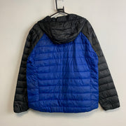 Black and Blue North Face Puffer Jacket Men's Medium