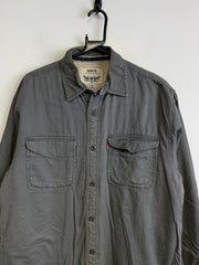 Grey Levi's Workwear Over Shirt Men's Medium