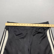 00s Black and White Adidas Sport Shorts Men's Small