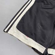 00s Black and White Adidas Sport Shorts Men's Small