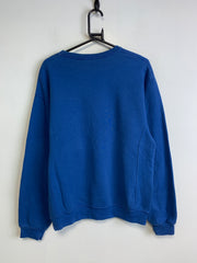 Vintage Blue Russell Athletic Blank Sweatshirt Men's Medium