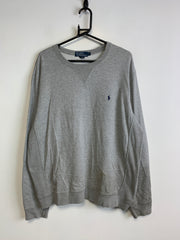 Grey Polo Ralph Lauren Sweatshirt Men's Large