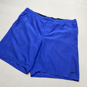 00s Blue Nike Sport Shorts Men's Large