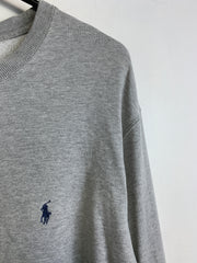 Grey Polo Ralph Lauren Sweatshirt Men's Large