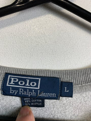 Grey Polo Ralph Lauren Sweatshirt Men's Large