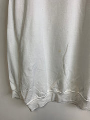 White Embroidery Sweatshirt Men's XL