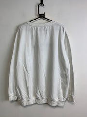 White Embroidery Sweatshirt Men's XL