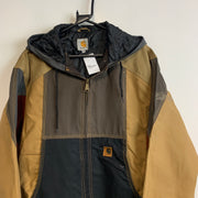 Reworked Multicolour Carhartt Workwear Jacket Women's XL