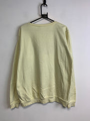 Yellow Embroidery Sweatshirt Mne's Large