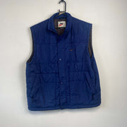 Vintage 90s Navy Nike Quilted Gilet Men's Large