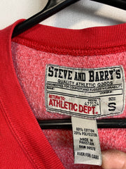 Vintage 90s Red Steve & Barry's Sweatshirt Men's Small