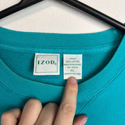 Vintage Light Blue Izod Blank Sweatshirt Women's XL