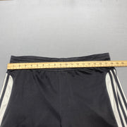 00s Black and White Adidas Sport Shorts Men's Large