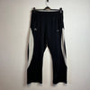 Vintage 90s Black and White Nike Track Pants Men's Large