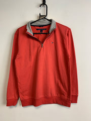 Red Tommy Hilfiger Quarter zip Women's Small