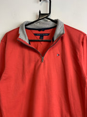 Red Tommy Hilfiger Quarter zip Women's Small