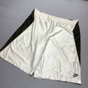 Black and White Nike Sport Shorts Men's Medium